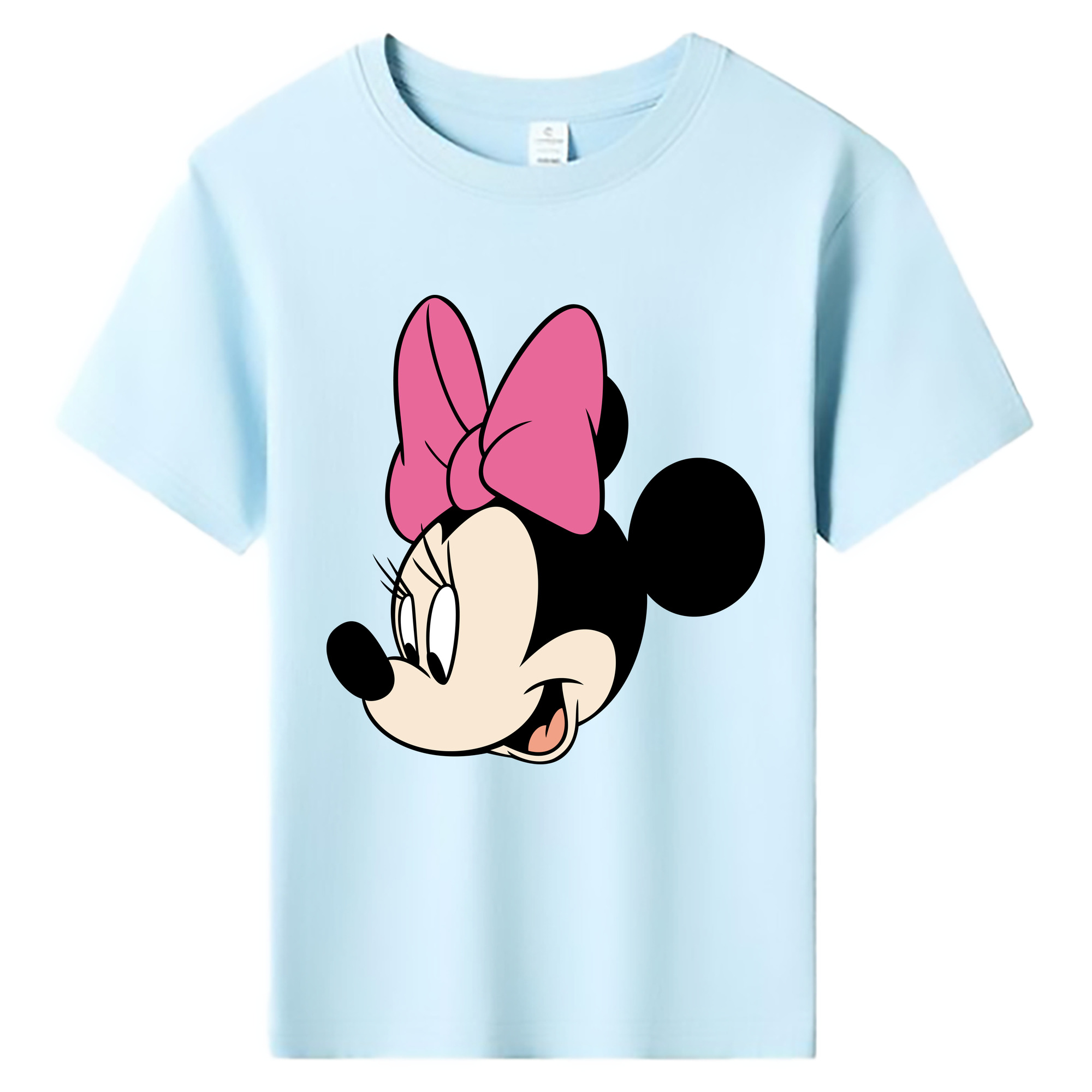 ミッキーマウス Mickey Mouse 綿100％キッズTシャツ（フロントプリント）